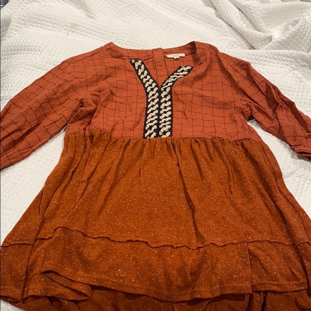 Boutique tunic blouse small